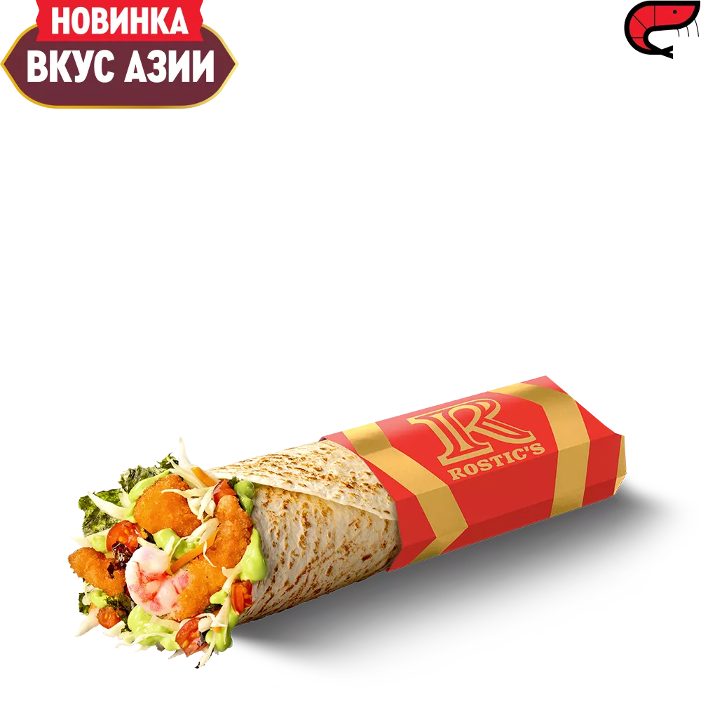 Азия Ролл с креветками