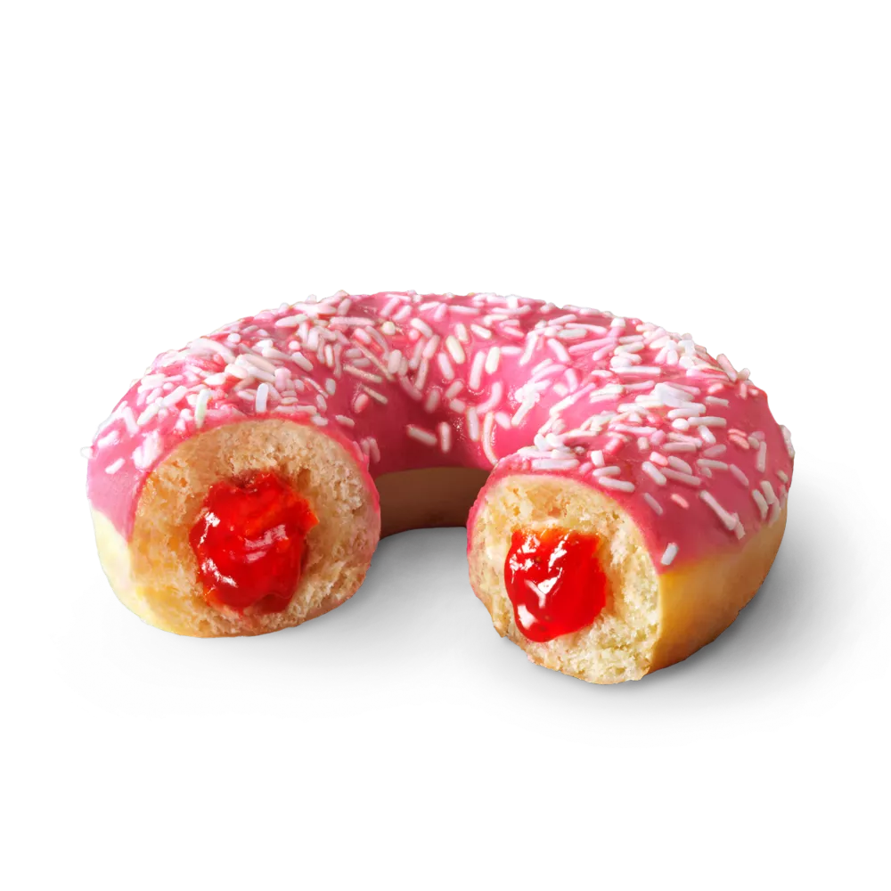 Донат Клубничный