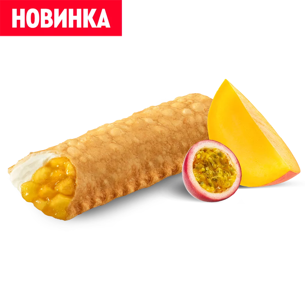Пирожок манго-маракуйя крем-чиз