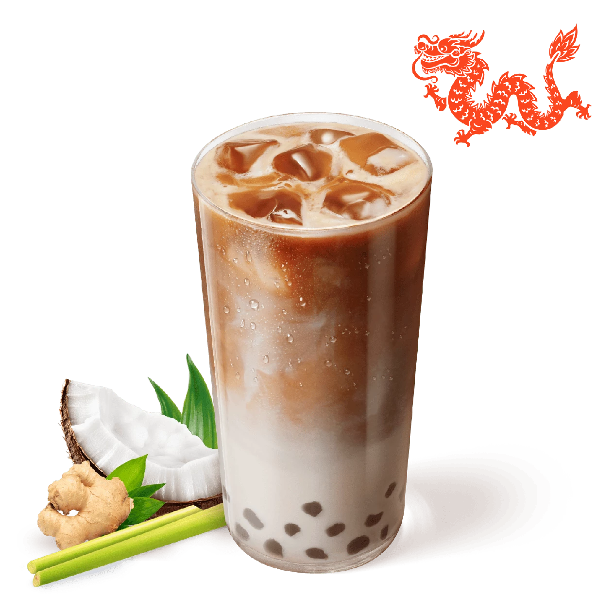 Бабл Айс кофе Красный дракон