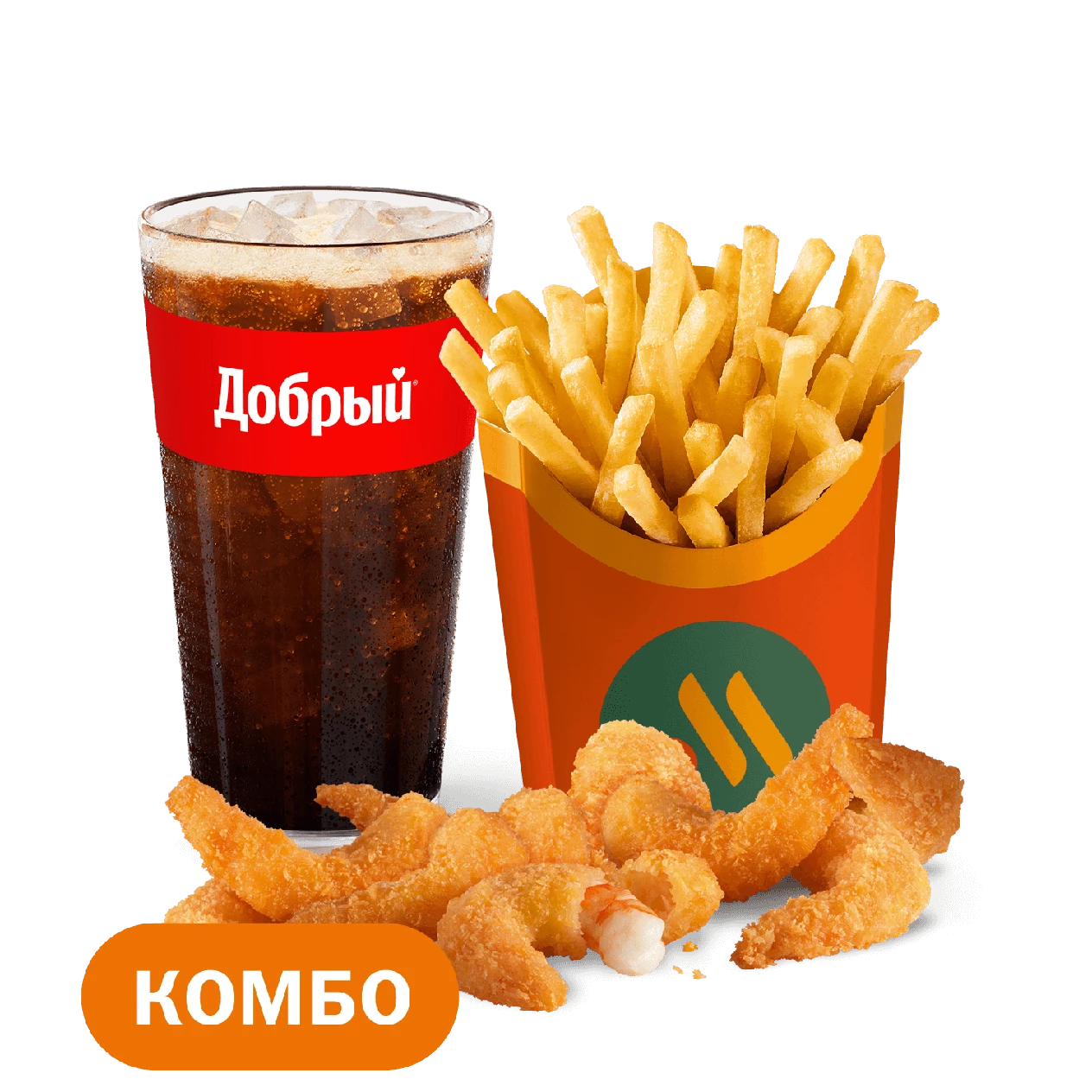 Креветки (9 шт.) Большой Комбо