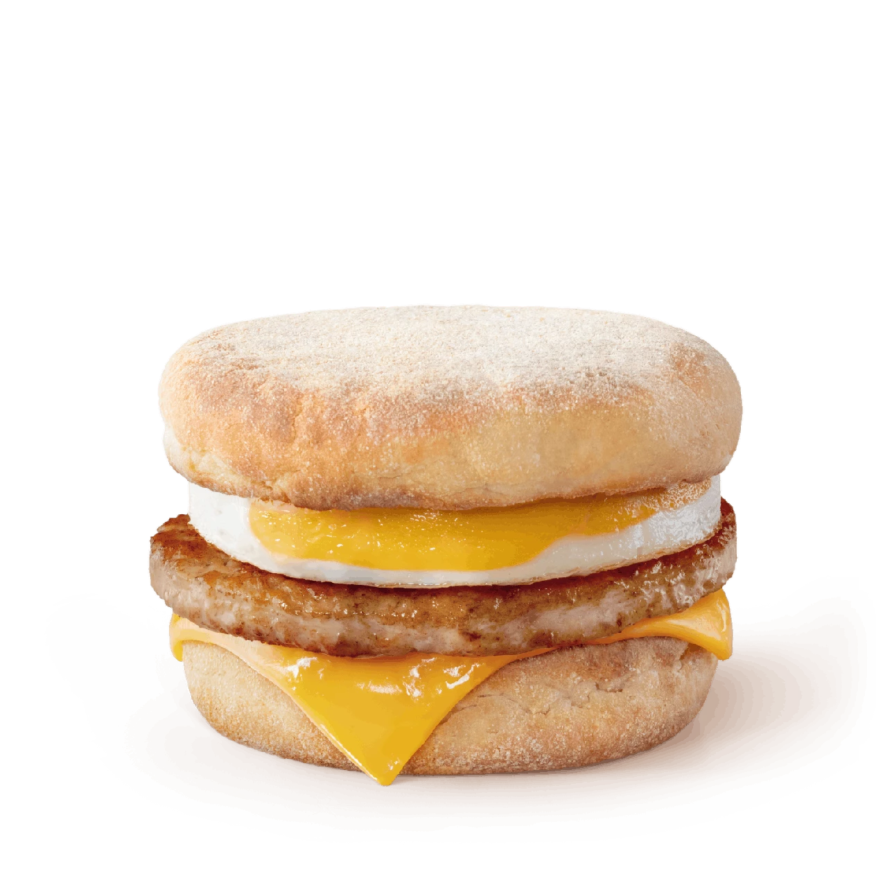 Маффин с яйцом и свиной котлетой