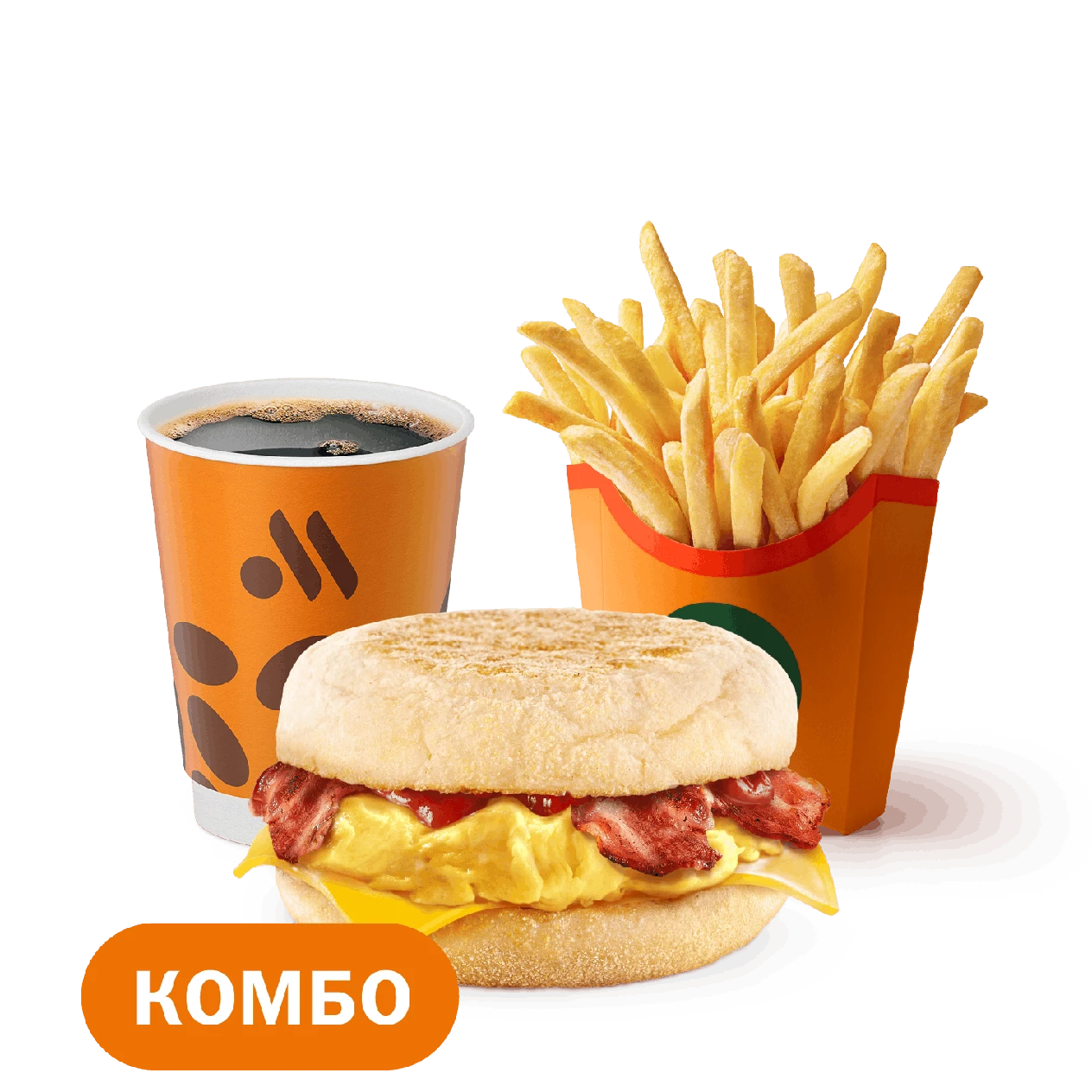 Омлеттер с беконом и сыром Комбо