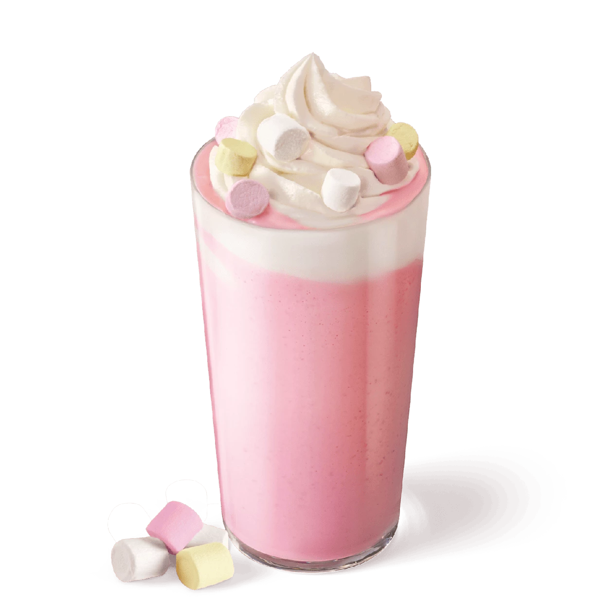 Розовый горячий шоколад