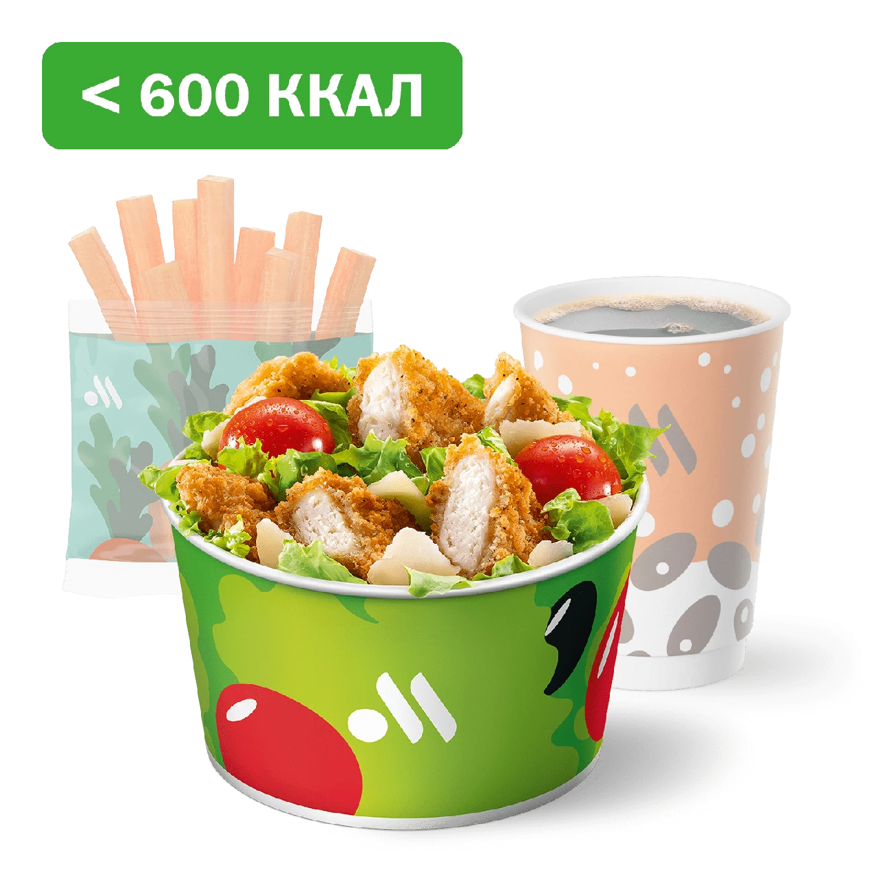 Сет с Салатом Цезарь