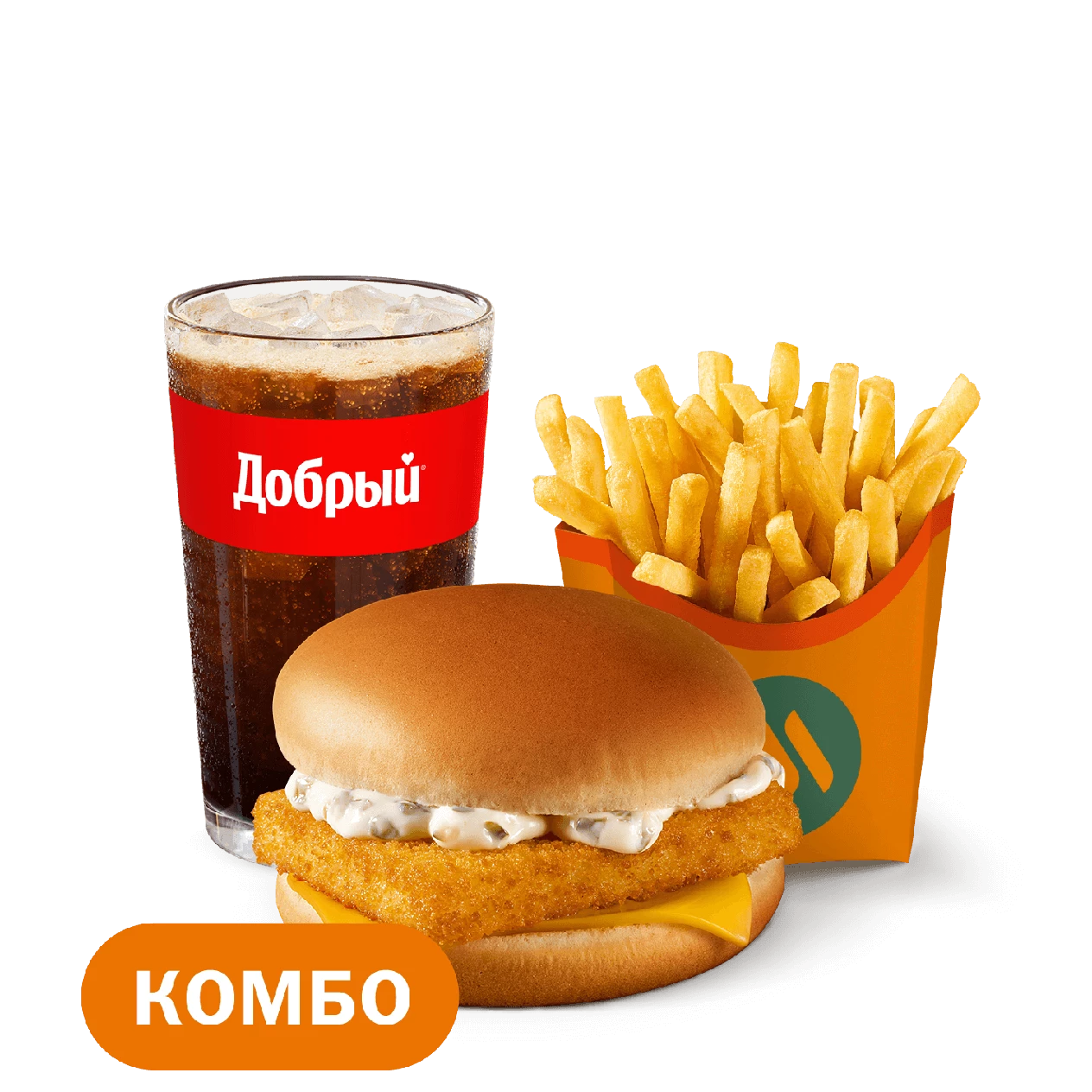 Фиш Бургер Комбо