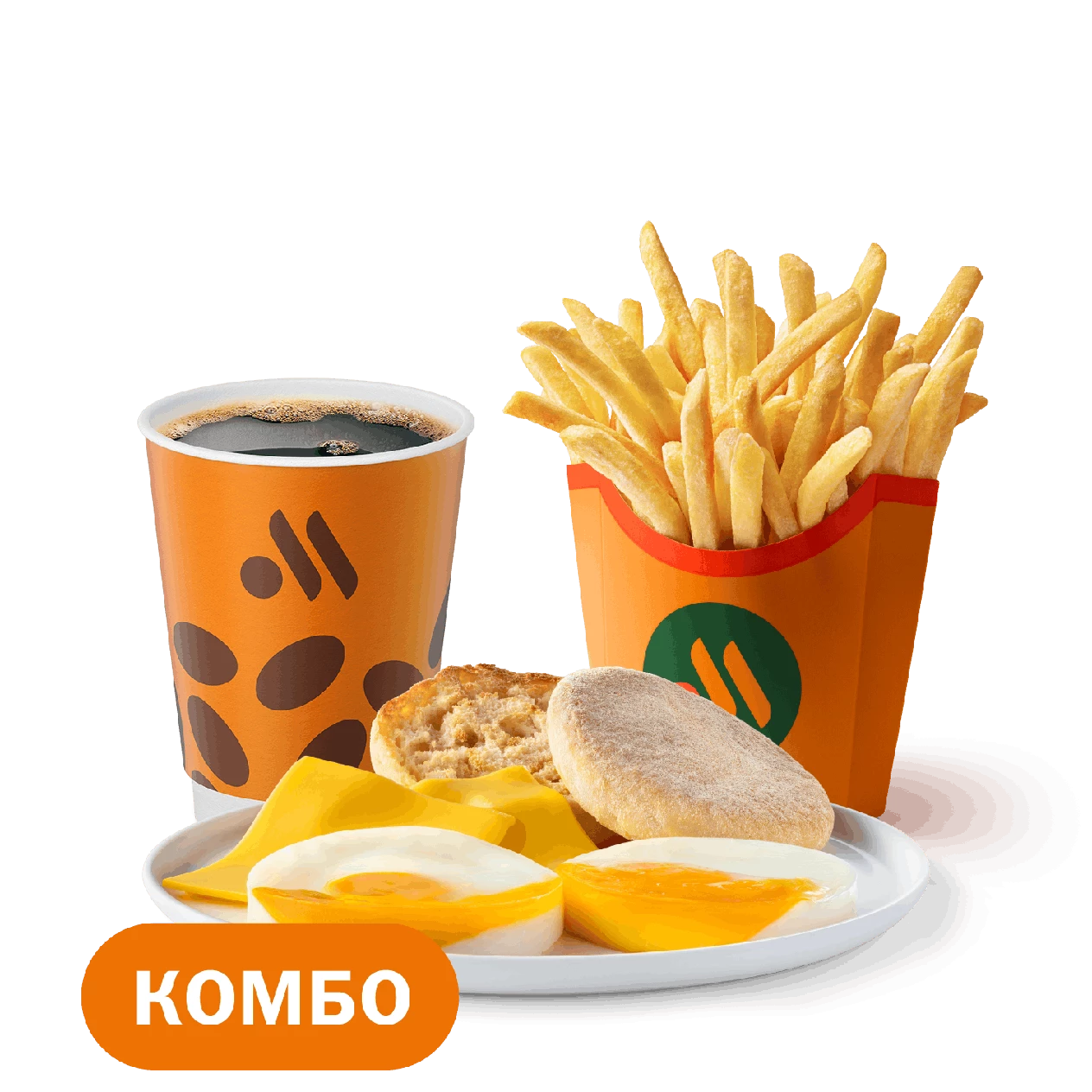 Яичница с сыром Комбо